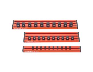 3pc V-Series Magnetic Orange Socket Rails