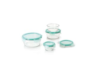 Good Grips 8 Pc. Smart Seal Glass Round Container Set