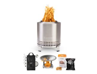 Mesa XL Tabletop Fire Pit Roasty N Toasty Bundle SS