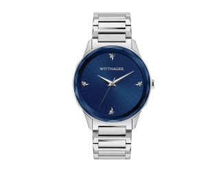Men's Bracelet from the Marquee Collection- Silver with Blue Dial