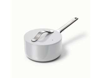 1.75qt Nonstick Ceramic Saucepan Gray