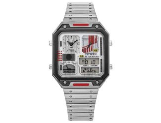 Men's Star Wars Ana-Digis Stainless Steel Bracelet watch, Gray dial