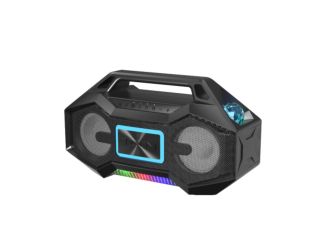 Party Rocker Go High Power Portable Boombox w/ Party Starter Lights