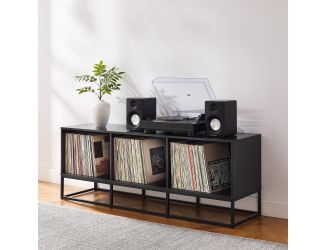 Enzo Large Record Storage Media Console