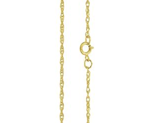 PARIKHS 18" Rope chain Necklace (6R) in 10K Yellow gold.