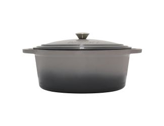 Neo 8qt  Cast Iron Oval Cast Cov Dutch Oven, Oyster
