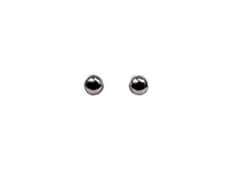 Bead Earrings in Silver Tone