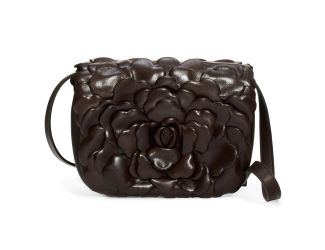 Valentino Garavani Atelier Bag 03 Rose Edition Brown Leather Crossbody Bag