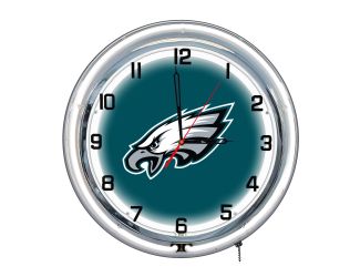Philadelphia Eagles 18" Neon Clock