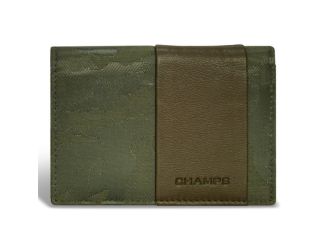 Camo Leather Cardholder Size 4.25"x3"