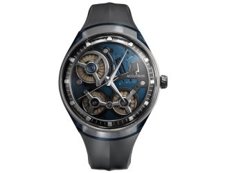 DNA Collection Stainless Strap Black Dial Watch