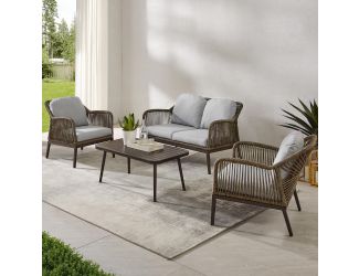 Haven 4Pc Outdoor Wicker Conversation Set