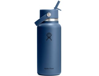 32 oz. Wide Mouth Bottle w/Flex Straw Cap - Harbor Blue