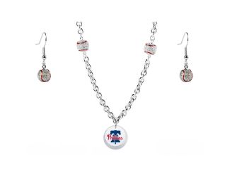 Baseball Set Phillies Necklace Exclusive