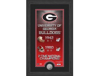 University of Georgia Legacy Supreme Minted Coin Panoramic Photo Mint