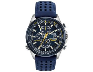 Men's Blue Angels Editions World Time Chronograph Watch