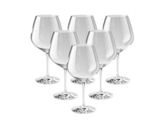 Predicat 6pc Burgundy Grand Wine Glass Set
