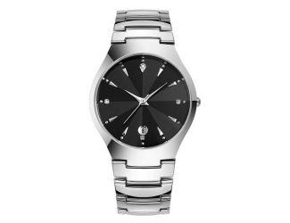 Men's Silvertone Classic Dress Watch