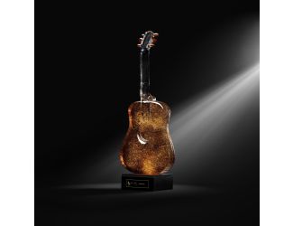 Elvis P Guitar Graceland Bronze