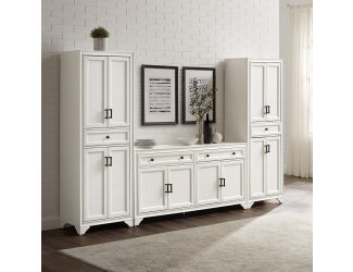 Tara 3Pc Sideboard And Pantry Set