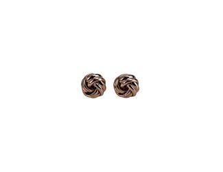 Rose Gold Love Knot Earrings