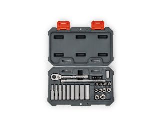 Crescent 26 Pc. 1/4" Drive  and Deep Socket Wrench Tool Set