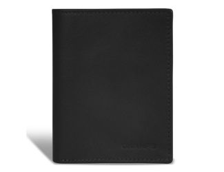 Onyx Leather Vertical Wallet Size 4"x4.5"