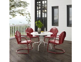 Tulip 5Pc Outdoor Dining Set