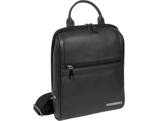 Gotham Pebble Grain Message Bag Size 12"