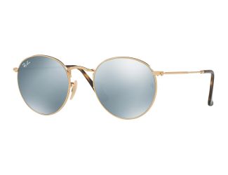 Round Flat Lens Sunglasses