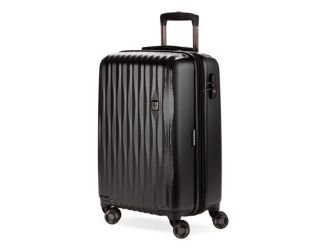 7272 19" USB Energie Expandable Hardside Carry-On Spinner Black