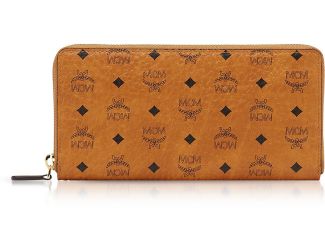Visetos Original Zip Around Wallet - Cognac