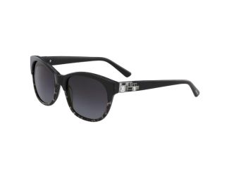 Womens Jet Animal Sunglasses-Black
