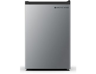 2.6-Cu. Ft. Energy Star Compact Refrigerator with Freezer Compartment in Silver