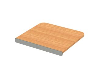 Leo Balance Bamboo Rect Cutting Board & Tablet Stand, 17.7"x15.75"