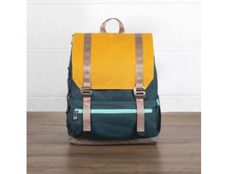 On The Go Traverse Cooler Backpack - Mustard Yellow