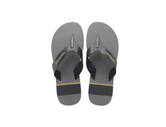 Mens Urban Craft Flip-Flops-Black/Rust-13