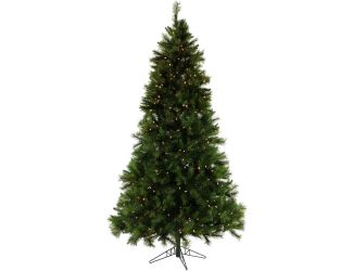 7.5-Ft. Pennsylvania Pine Artificial Christmas Tree with Clear Smart String Lighting