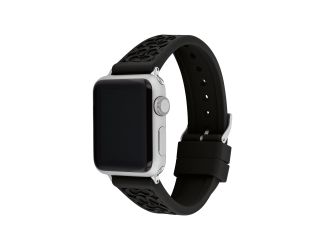 Black Rubber Apple Watch Strap w/ "C" Logos 38mm & 40mm