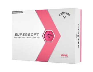 Callaway SuperSoft 2023 Pink Golf Balls - 1 Dozen
