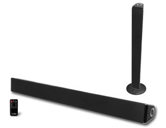 Wall Mountable 2.1 Channel Bluetooth Soundbar Tower with Built In Subwoofer