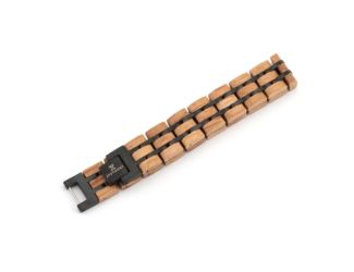 Onyx  Zebrawood Bracelet Wooden Bracelets