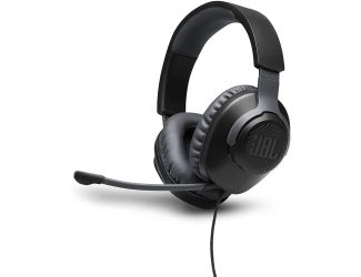 JBL Quantum 100 Wired Over-Ear Gaming Headset with Detachable Mic