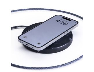 Einova Classic Wireless Charging Stone in Black Marble