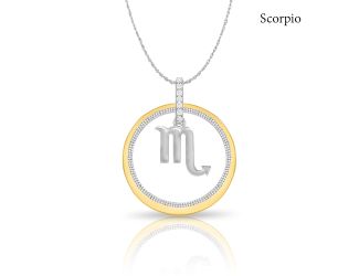 Diamond Zodiac Necklace 0.05ct