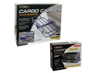 CargoLoc Cargo Bag for Hitch Mount Carrier plus CargoLoc Hitch Mounted Cargo Bag