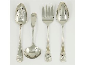4pc Coquille Hostess Set