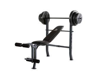 Marcy Diamond Mid-Width Bench + 100 lb. Weight Set