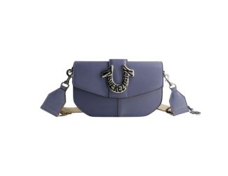 Shoulder Bag with Signature Logo Accent