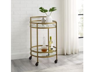 Bailey Round Bar Cart